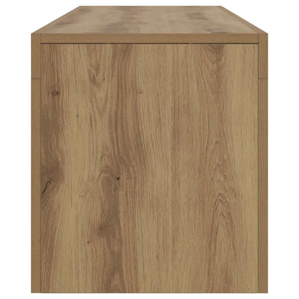 TV-Schrank mit LED Artisan-Eiche 140 cm