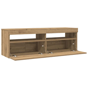 TV-Schrank Artisan-Eiche mit LED 120 cm