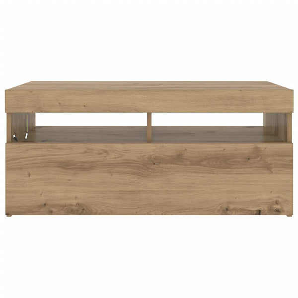 TV-Schrank Artisan-Eiche mit LED 90 cm