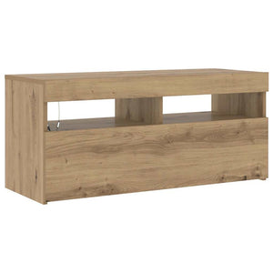 TV-Schrank Artisan-Eiche mit LED 90 cm