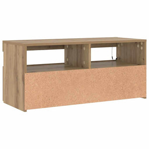 TV-Schrank Artisan-Eiche mit LED 90 cm
