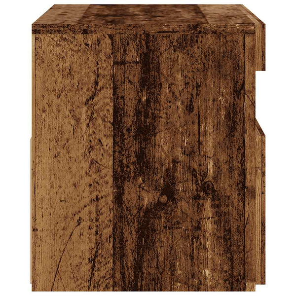 TV-Schrank Altholz-Optik mit LED 60cm