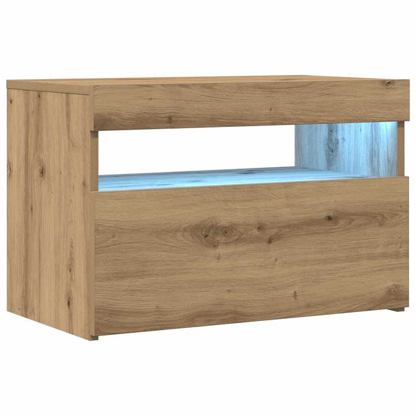 TV-Schrank Artisan-Eiche mit LED 60x40 cm