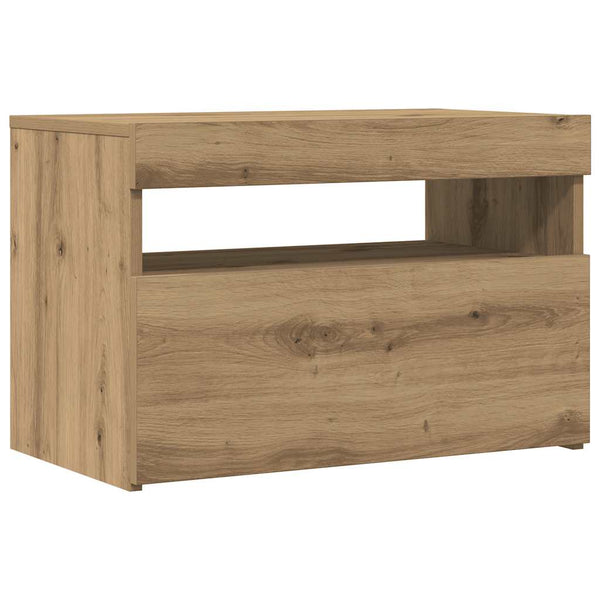 TV-Schrank Artisan-Eiche mit LED 60x40 cm