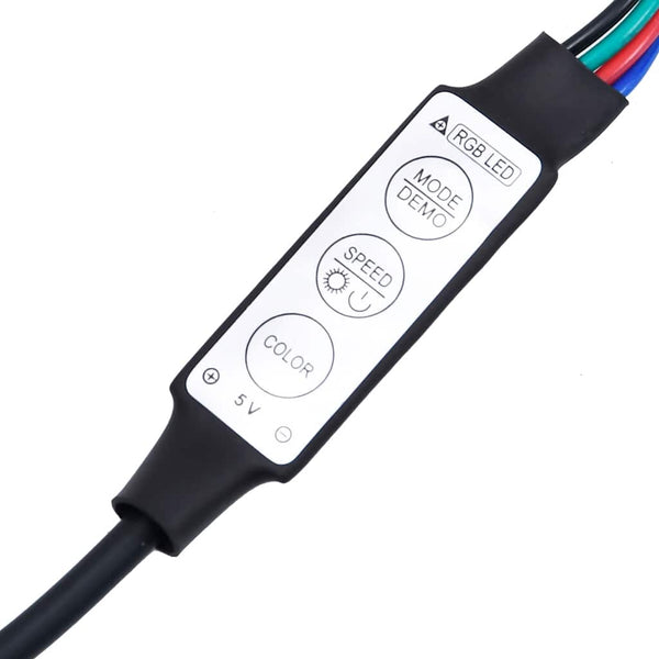 TV-Schränke mit LED Artisan-Eiche 2er Set