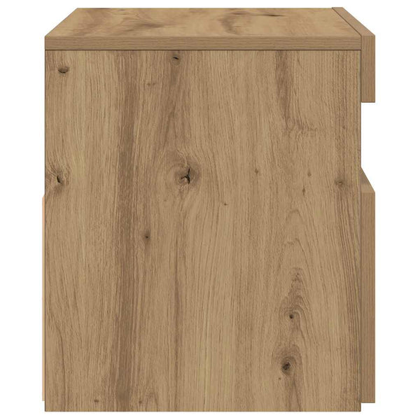 TV-Schränke mit LED Artisan-Eiche 2er Set