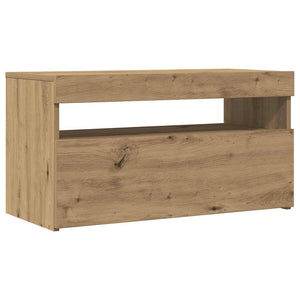 TV-Schrank Artisan-Eiche mit LED 75x35x40 cm