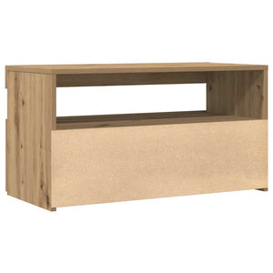TV-Schrank Artisan-Eiche mit LED 75x35x40 cm