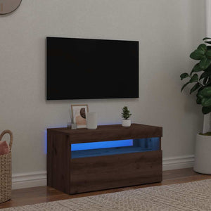 TV-Schrank Artisan-Eiche mit LED 75x35x40 cm