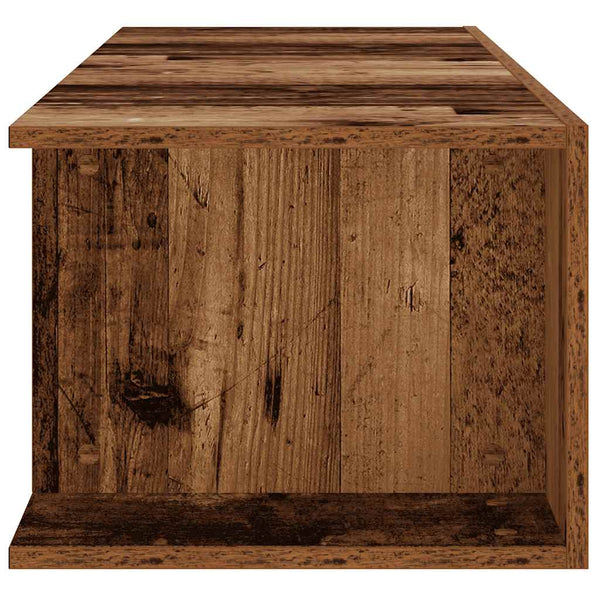 TV-Schrank mit LED Altholz-Optik 135 cm