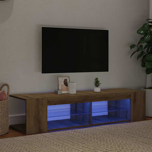 TV-Schrank Artisan-Eiche mit LED 135cm