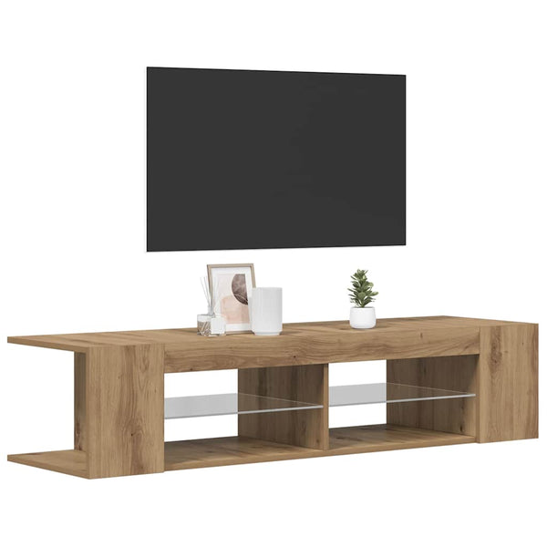 TV-Schrank Artisan-Eiche mit LED 135cm