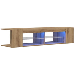 TV-Schrank Artisan-Eiche mit LED 90 cm