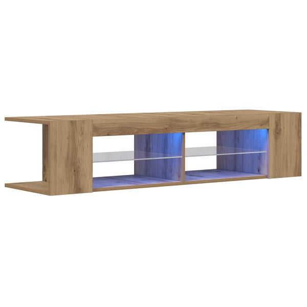 TV-Schrank Artisan-Eiche mit LED 90 cm