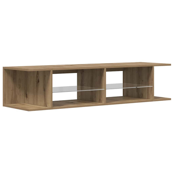 TV-Schrank Artisan-Eiche mit LED 90 cm