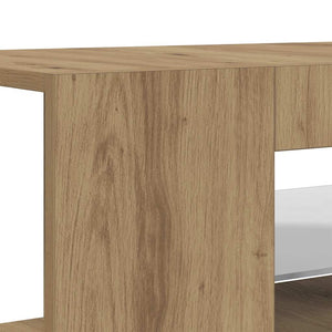 TV-Schrank Artisan-Eiche mit LED 90 cm