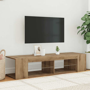 TV-Schrank Artisan-Eiche mit LED 90 cm