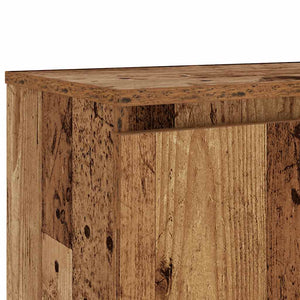 TV-Schrank mit LED Altholz-Optik 120 cm