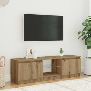 TV-Schrank Artisan-Eiche mit LED 120 cm