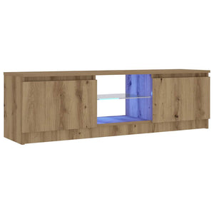 TV-Schrank Artisan-Eiche mit LED 120 cm