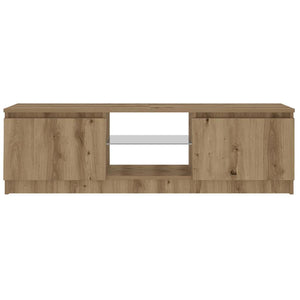 TV-Schrank Artisan-Eiche mit LED 120 cm