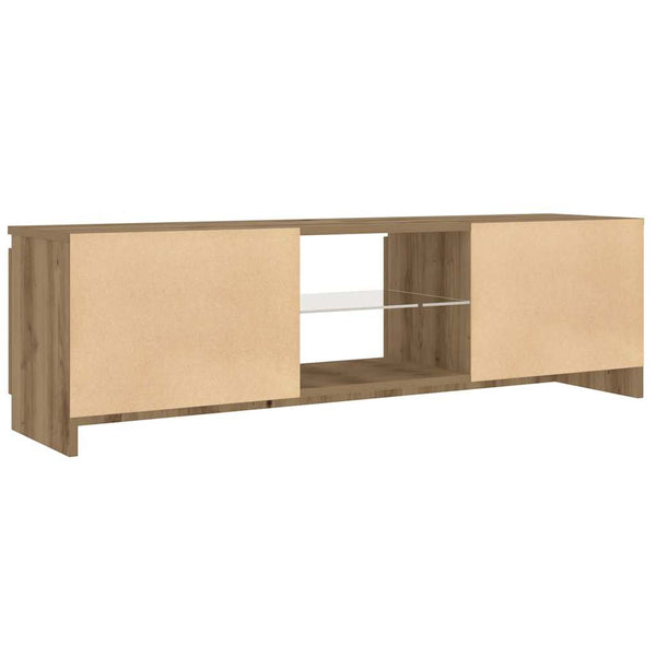 TV-Schrank Artisan-Eiche mit LED 120 cm