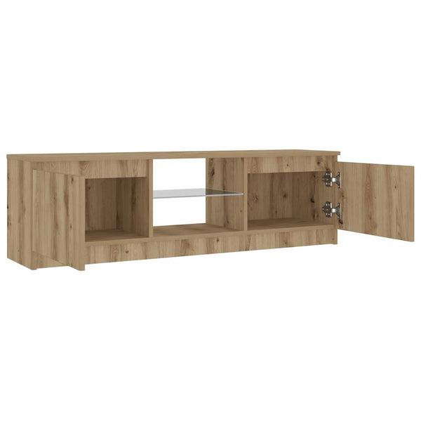 TV-Schrank Artisan-Eiche mit LED 120 cm
