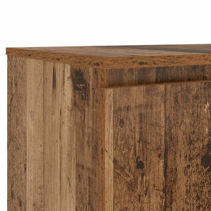 TV-Schrank mit LED Altholz-Optik 140 cm