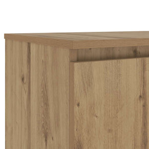 TV-Schrank Eiche mit LED 140 cm