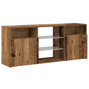 TV-Schrank Altholz-Optik mit LED 120 cm