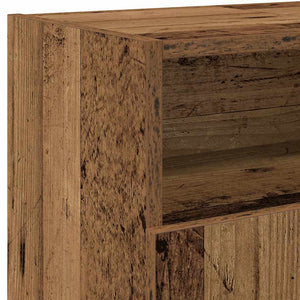 TV-Schrank Altholz-Optik mit LED 120 cm