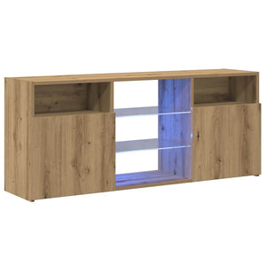 TV-Schrank Artisan-Eiche mit LED 120 cm