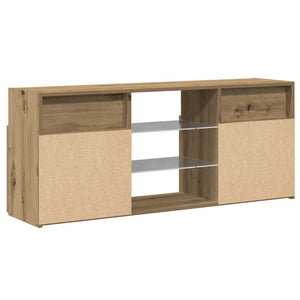 TV-Schrank Artisan-Eiche mit LED 120 cm