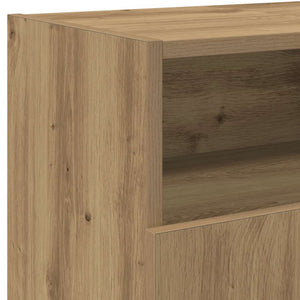 TV-Schrank Artisan-Eiche mit LED 120 cm