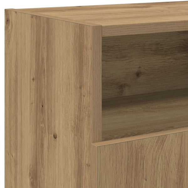 TV-Schrank Artisan-Eiche mit LED 120 cm