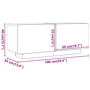 TV-Schrank Altholz-Optik, 100 cm