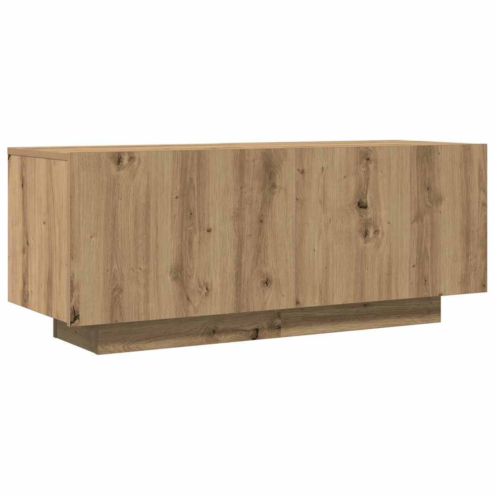 vidaXL Meuble TV Chêne artisan 100x35x40 cm Bois d'ingénierie