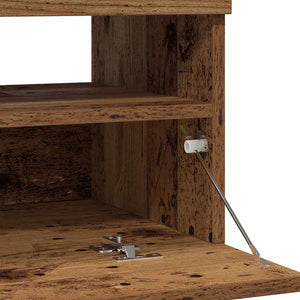 TV-Schrank mit LED Altholz-Optik, 100 cm