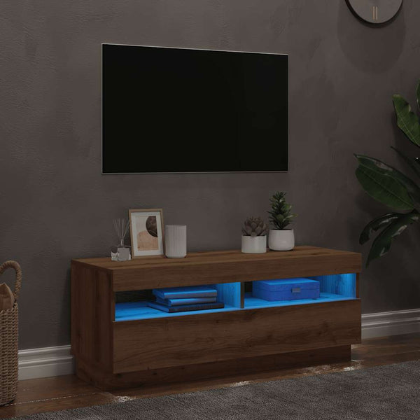 TV-Schrank Artisan-Eiche mit LED 100cm