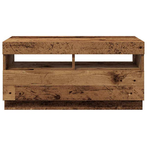 TV-Schrank mit LED Altholz-Optik 80 cm