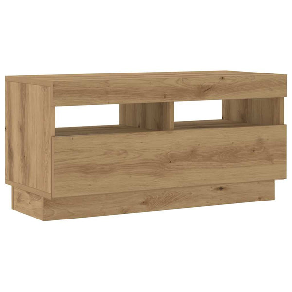 TV-Schrank Artisan-Eiche mit LED 80 cm