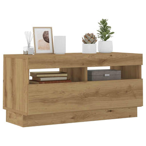 TV-Schrank Artisan-Eiche mit LED 80 cm