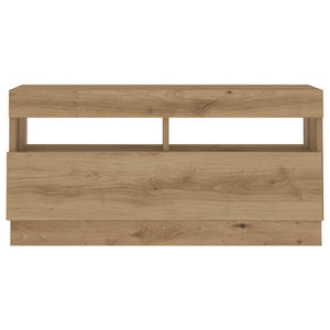 TV-Schrank Artisan-Eiche mit LED 80 cm