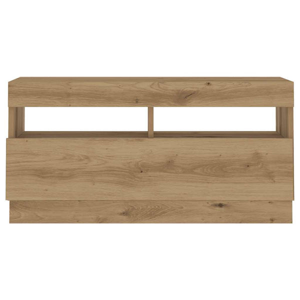 TV-Schrank Artisan-Eiche mit LED 80 cm
