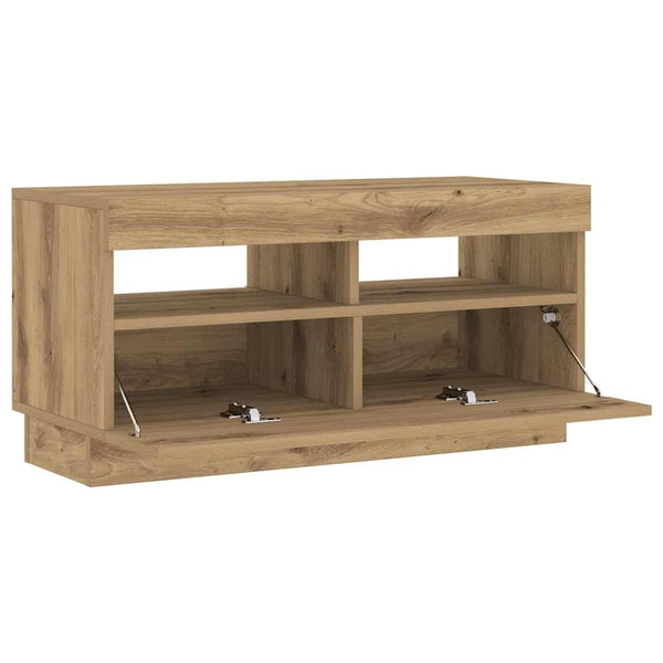TV-Schrank Artisan-Eiche mit LED 80 cm
