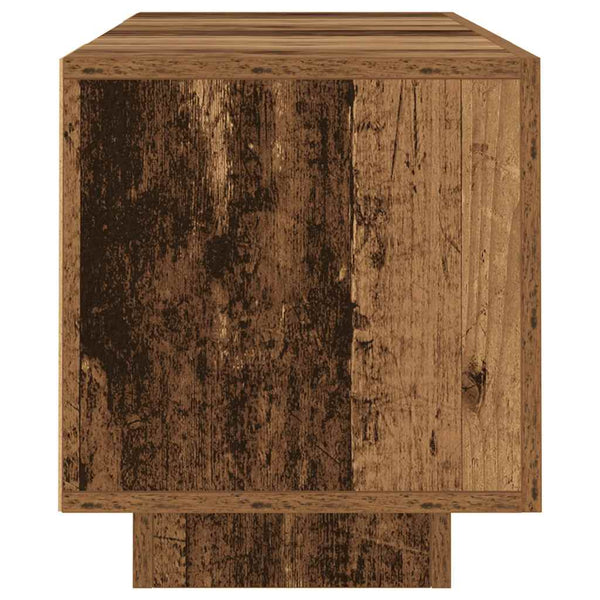 TV-Schrank mit LED Altholz-Optik, 160 cm