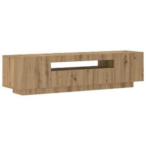 TV-Schrank Artisan-Eiche mit LED 160cm