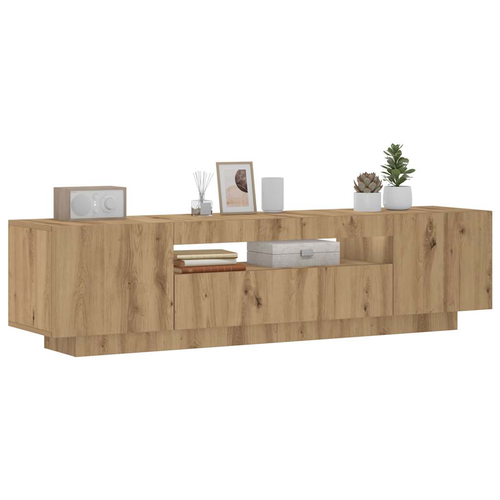 TV-Schrank Artisan-Eiche mit LED 160cm