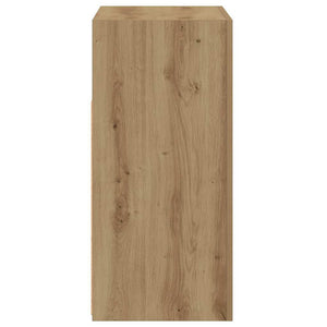 vidaXL Sideboard with LED Lights Artisan Oak 80x35x75 cm
