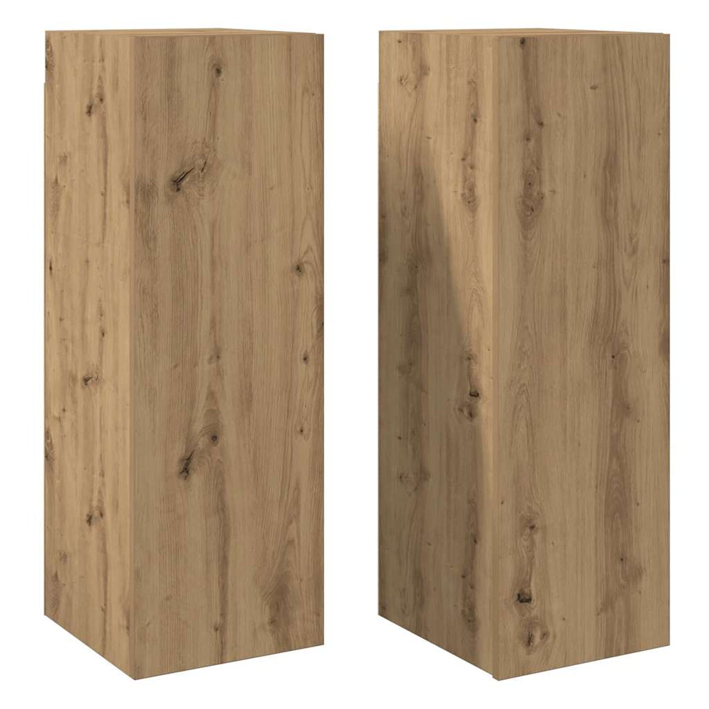 TV-Schränke Artisan-Eiche, 2er Set